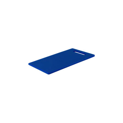 Cutting Board Polyethylene Blue with Handle 400x250x13mm