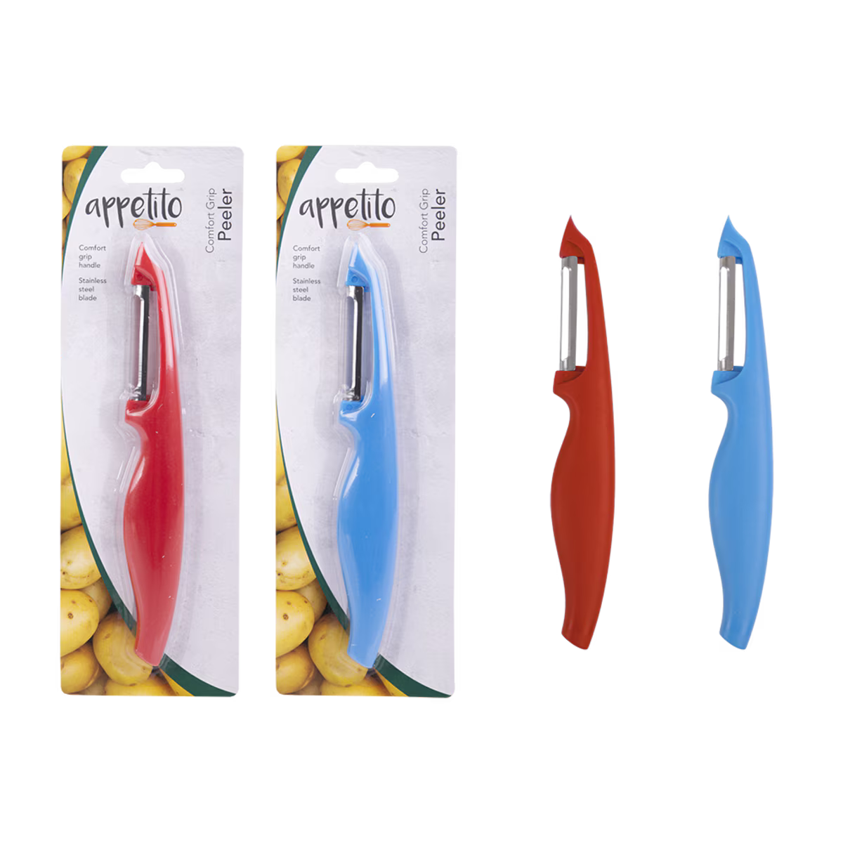 Comfort Grip Peeler Asst Colors