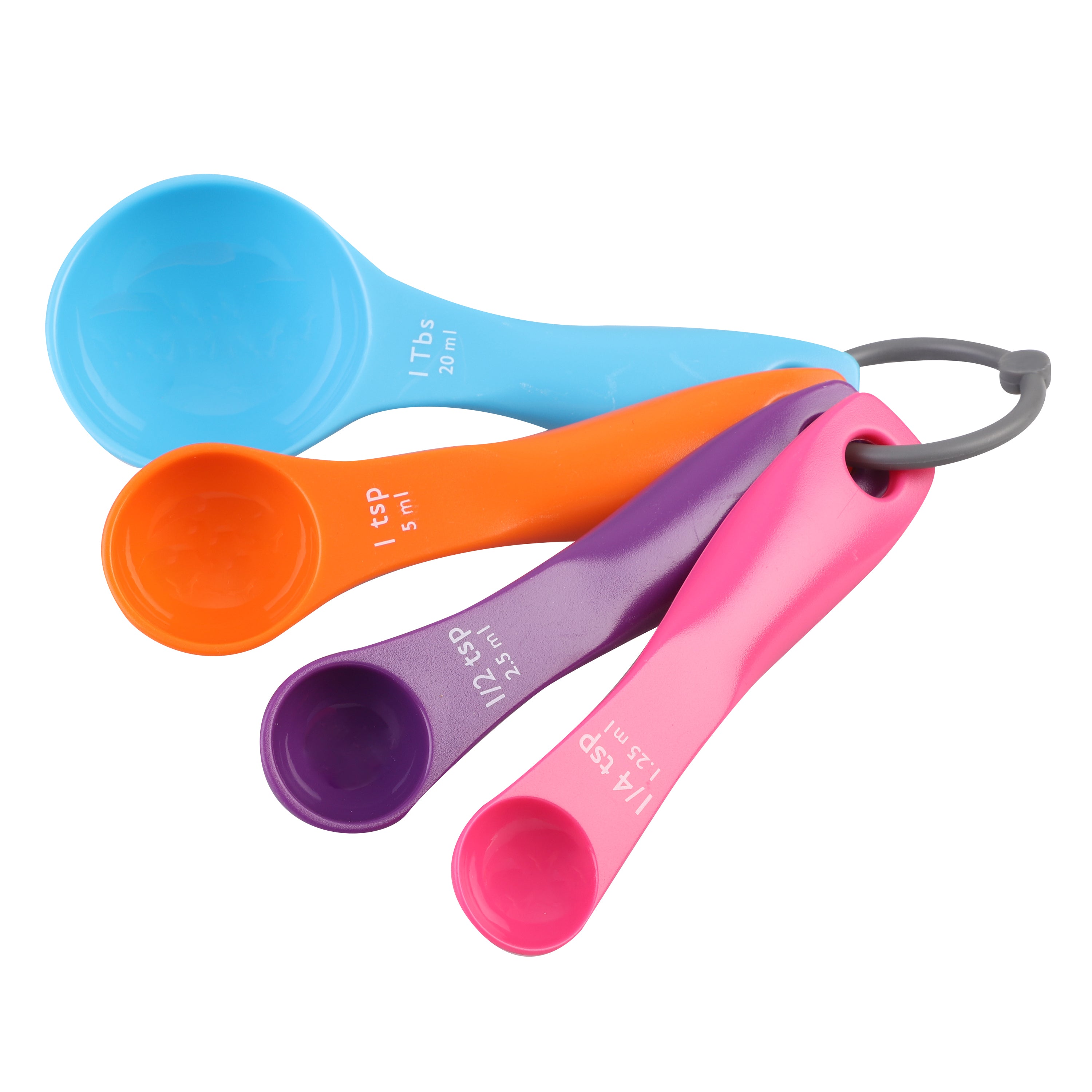 Measuring Spoons Multi Coloured Set 4