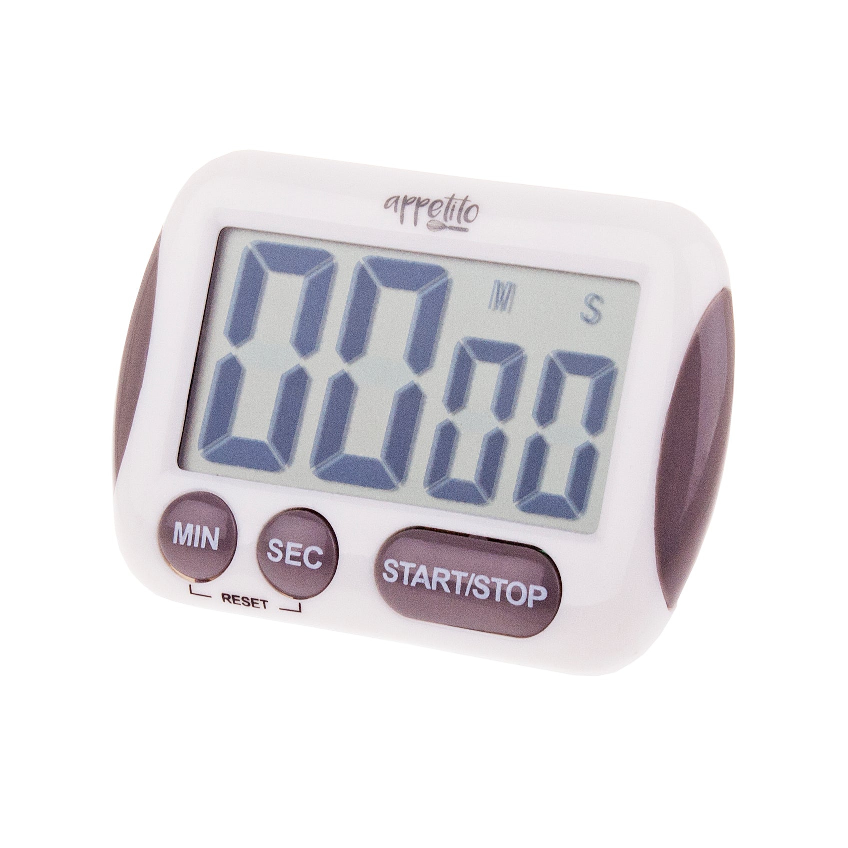 Appetito Digital Timer Large LCD Display White