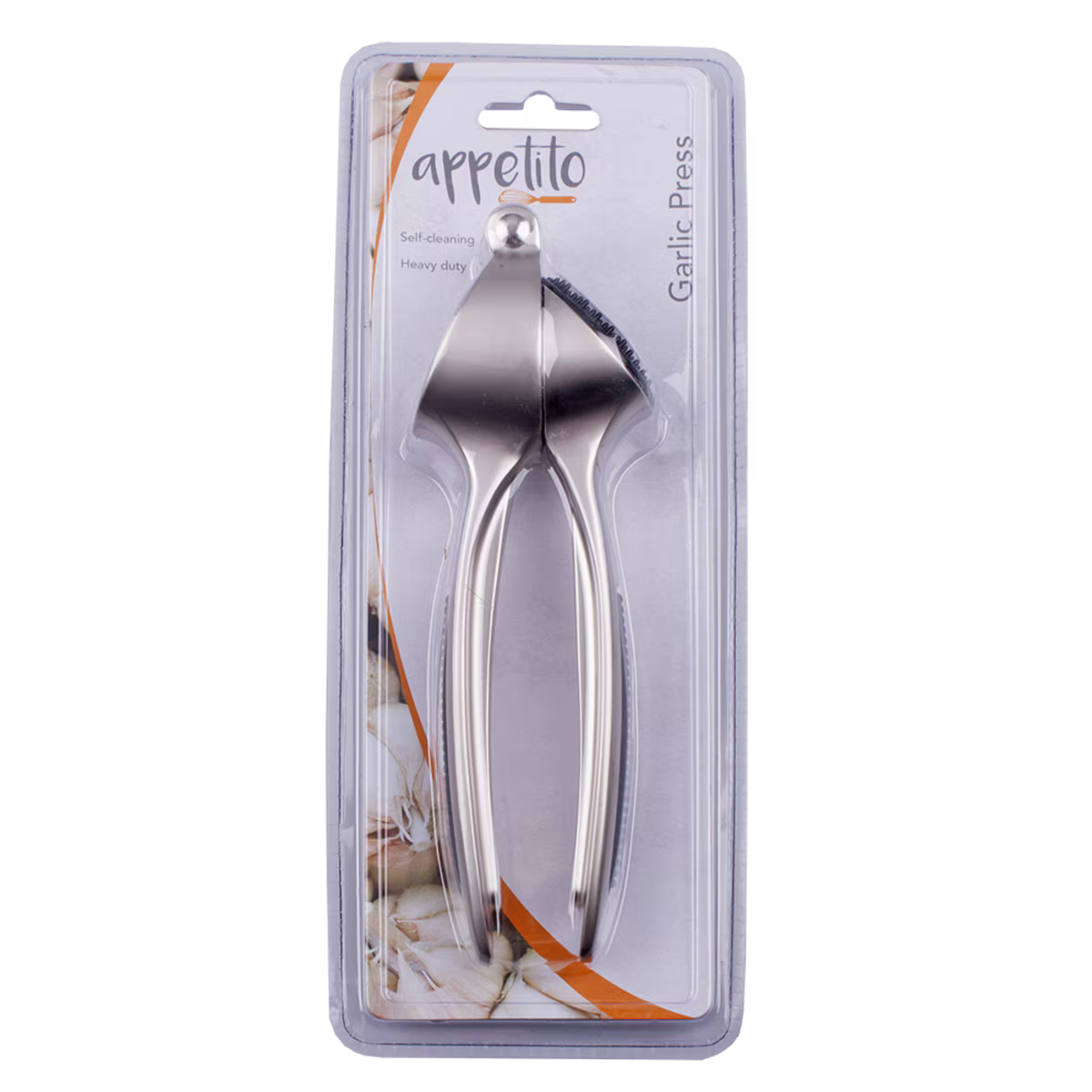 Appetito Garlic Press w Self Clean