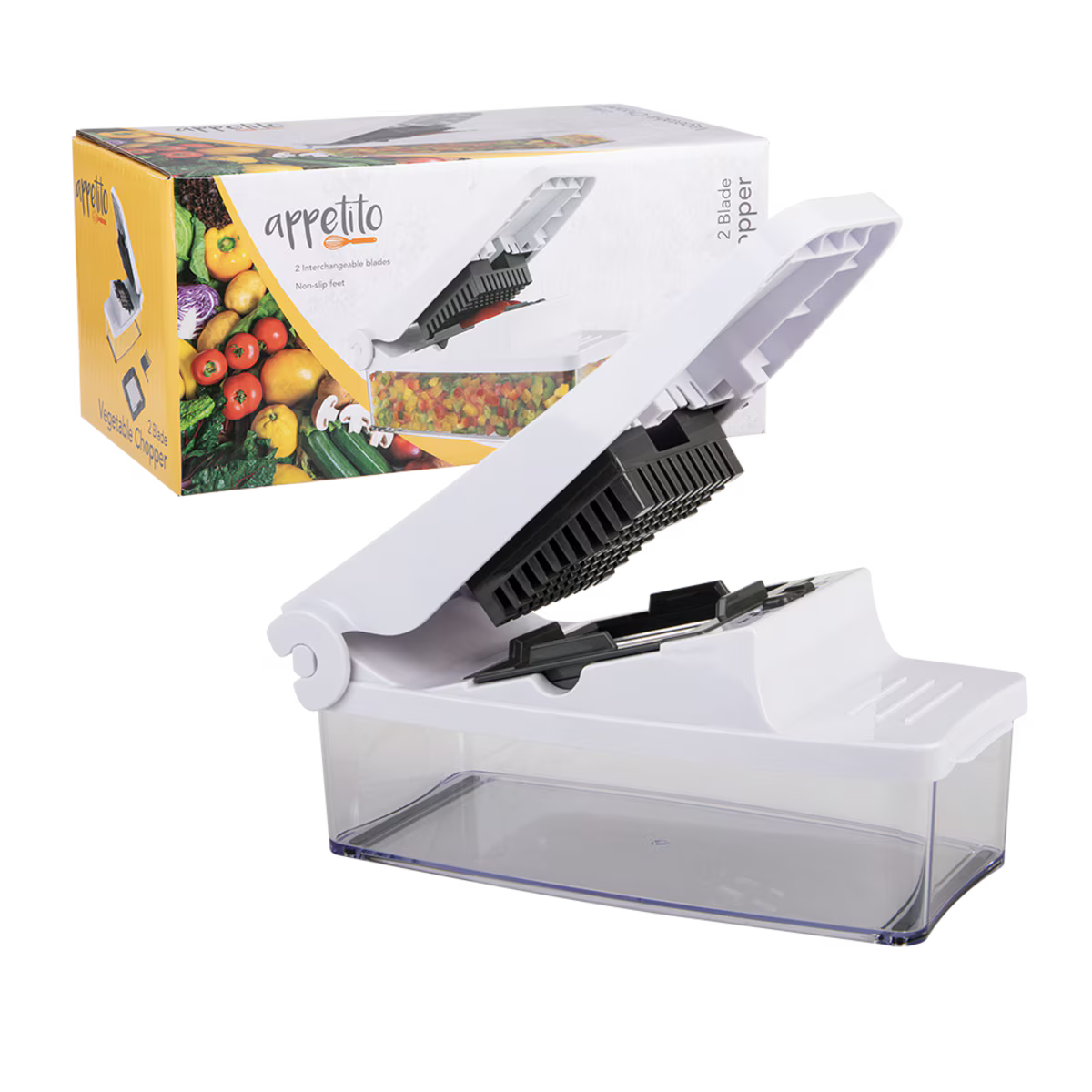 Appetito 2 Blade Vegetable Chopper