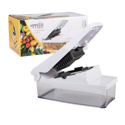 Appetito 2 Blade Vegetable Chopper
