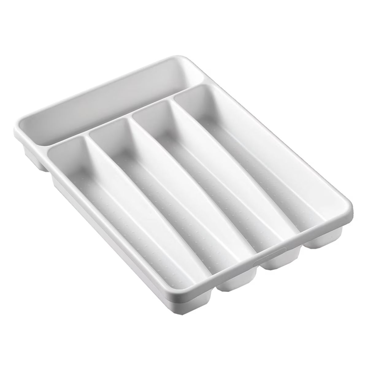 Madesmart Small basic 5 Compartment Cutlery Tray White