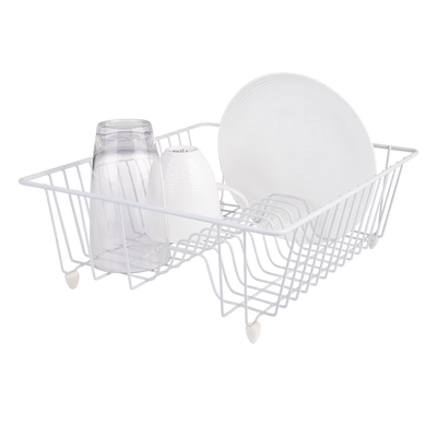 D.LINE PLASTIC WIRE SMALL DISH DRAINER - WHITE