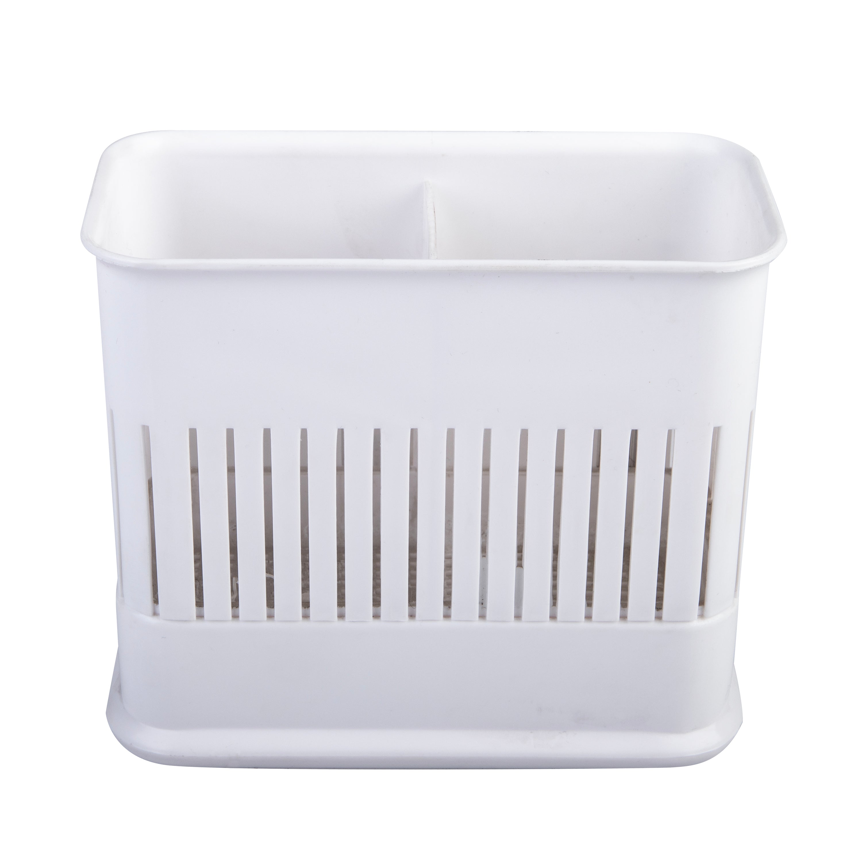 Plastic Cutlery Drainer white
