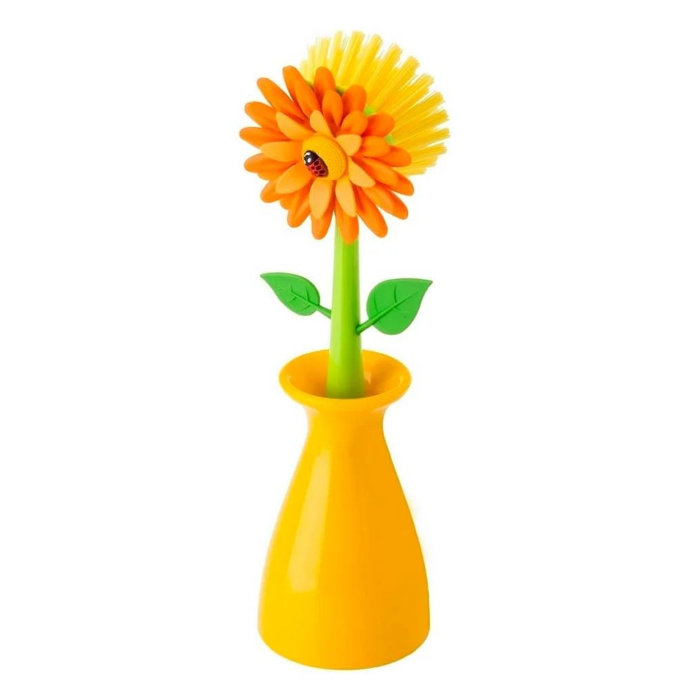 Funny Dish Brush With Vase