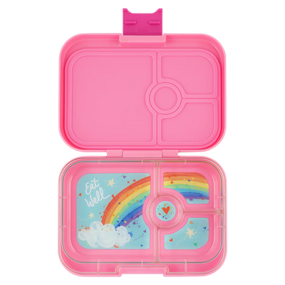 Yumbox Panino LUNCH BOX 4 Comp Bento (Power Pink Rainbow)