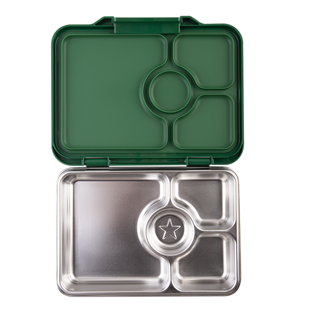 Yumbox Pret SS 4 Comp Bento Box DUBLIN Green