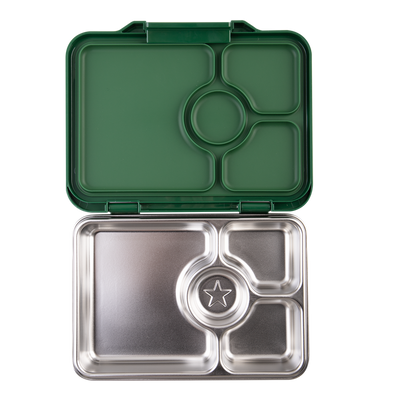 Yumbox Pret SS 4 Comp Bento Box DUBLIN Green