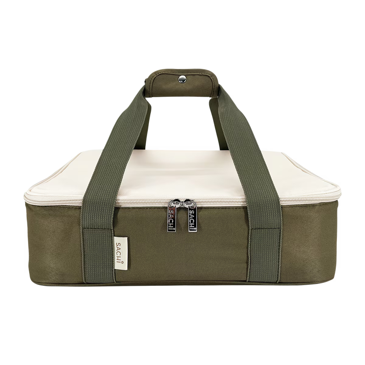 SACHI INSULATED 'COOK & CARRY' BAG XL Olive Green