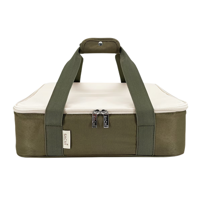 SACHI INSULATED 'COOK & CARRY' BAG XL Olive Green