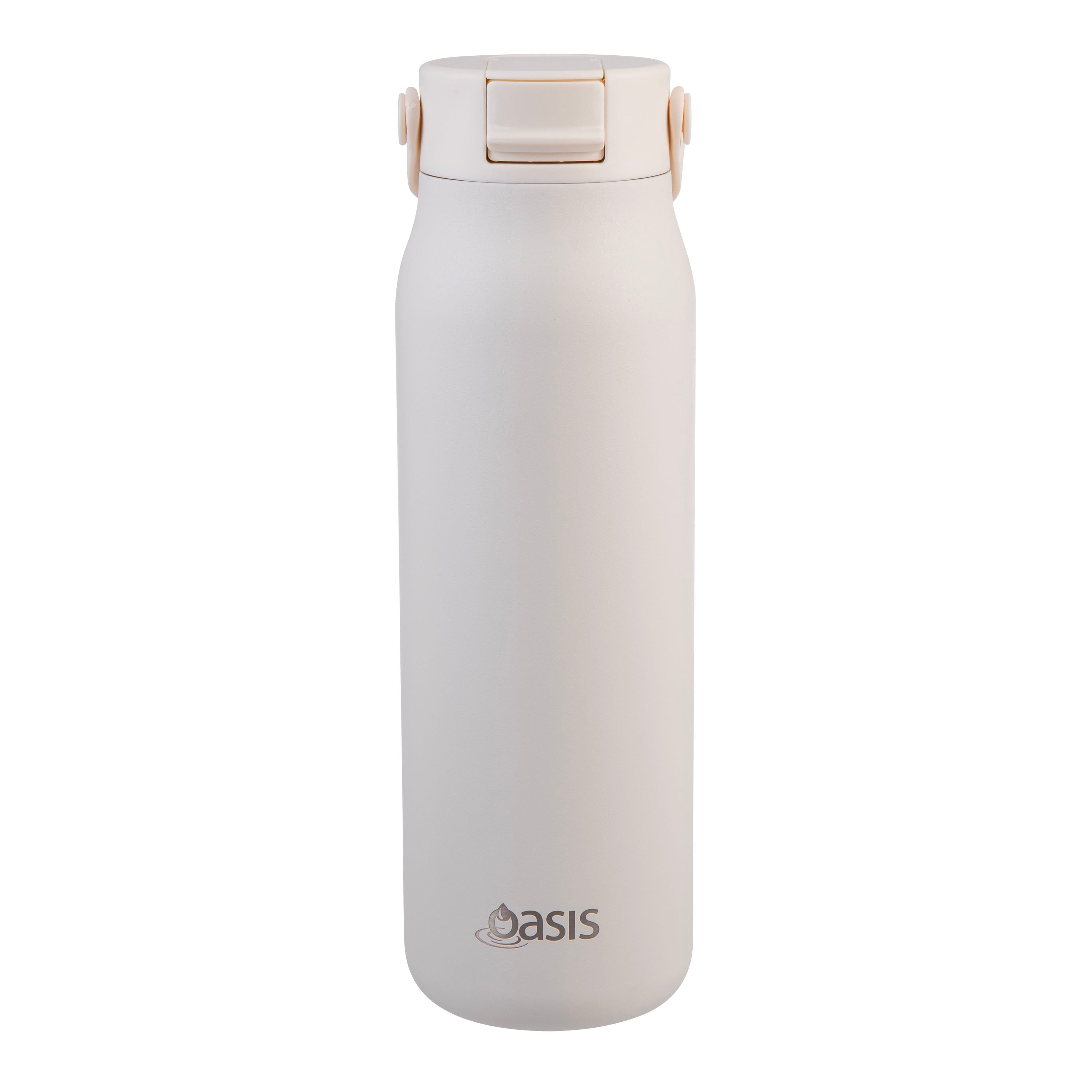 OASIS Ceramic Lined S/S DWAll INS Sorrento Sipper Bottle900ml ALABASTER