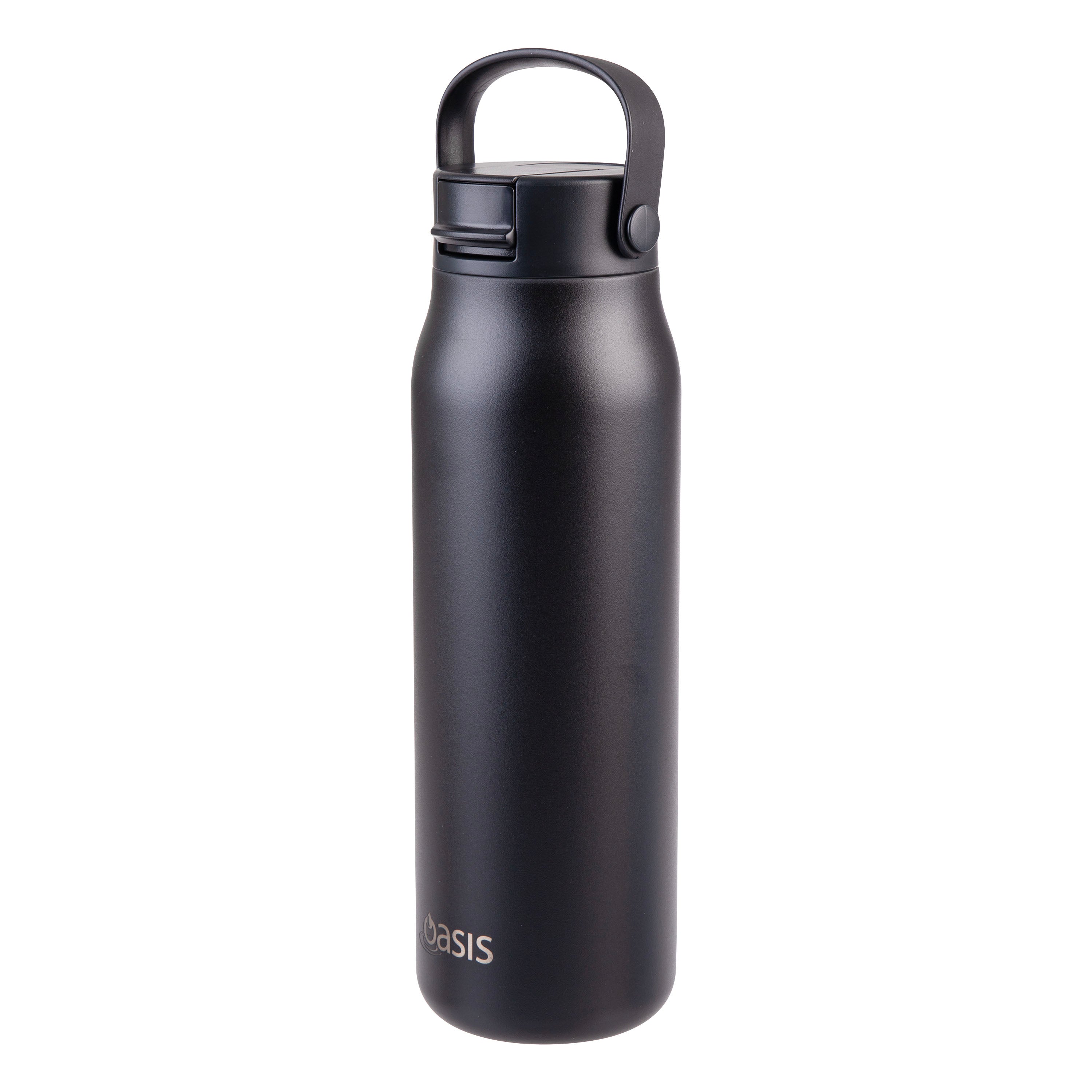 Oasis SS Ceramic Lined Sorrento Bottle 900Ml Black