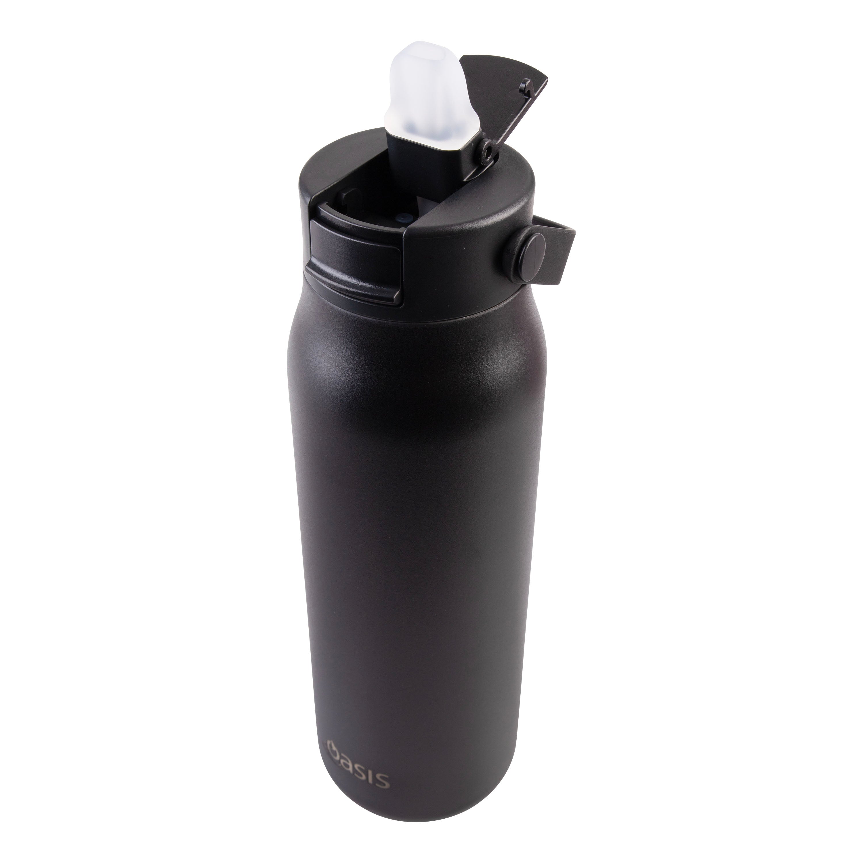 Oasis SS Ceramic Lined Sorrento Bottle 900Ml Black