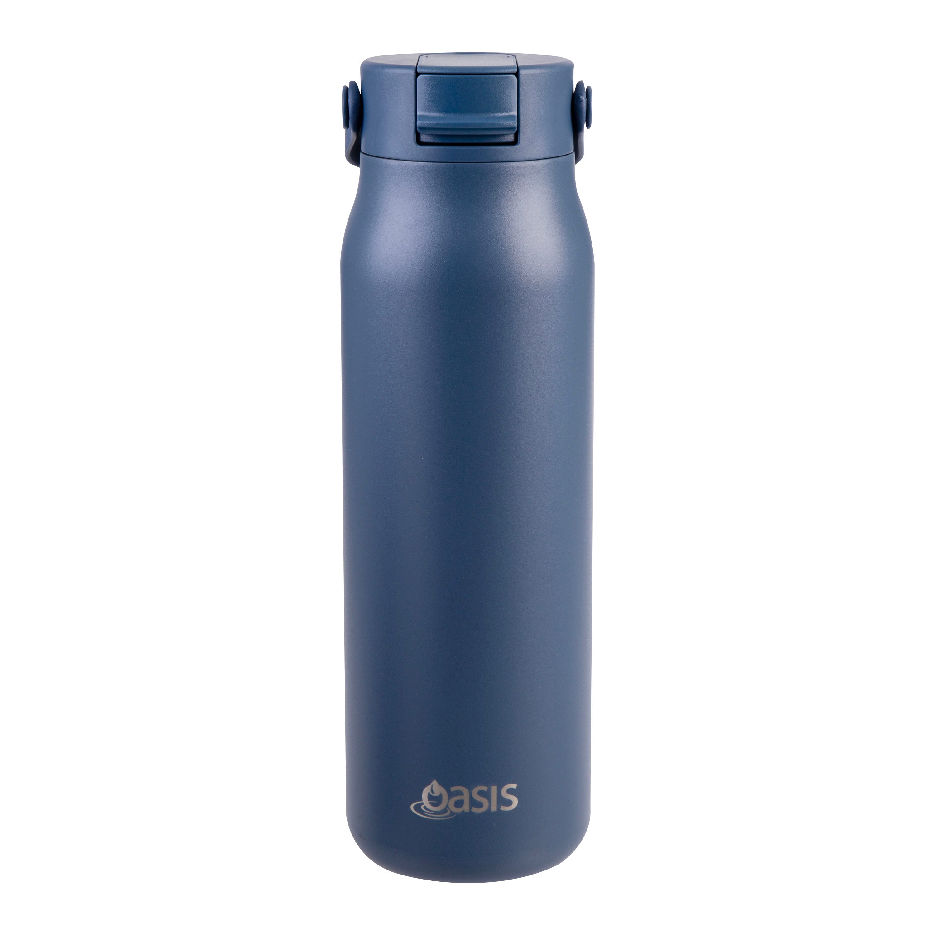 Oasis SS Ceramic Lined Sorrento Bottle 900Ml Indigo