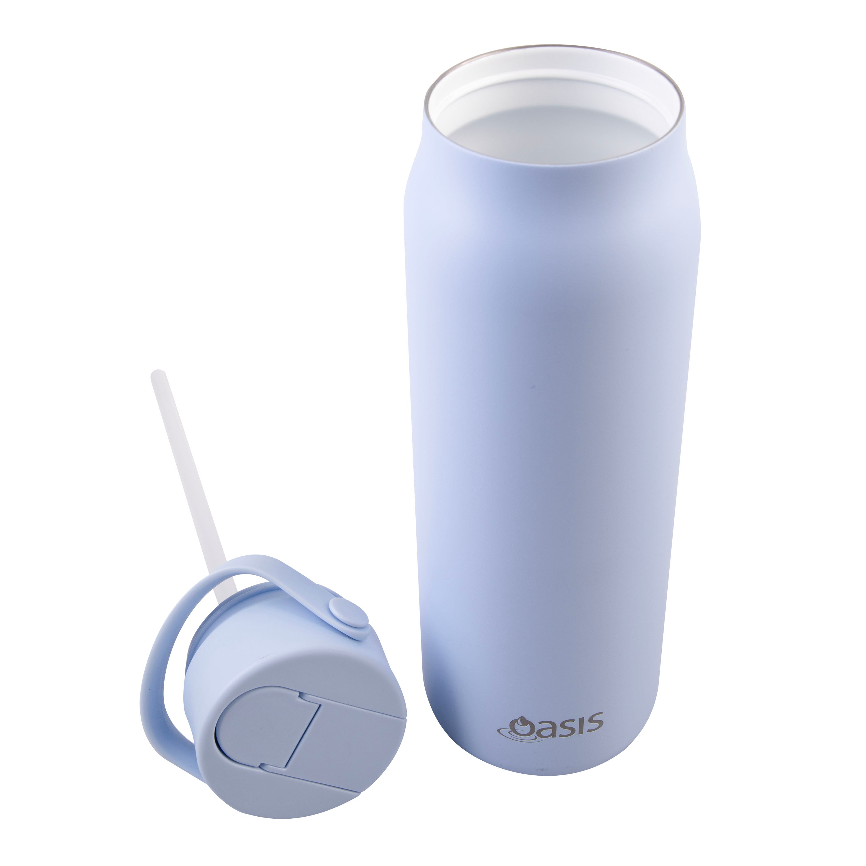 Oasis SS Ceramic Lined Sorrento Bottle 900Ml Periwinkle