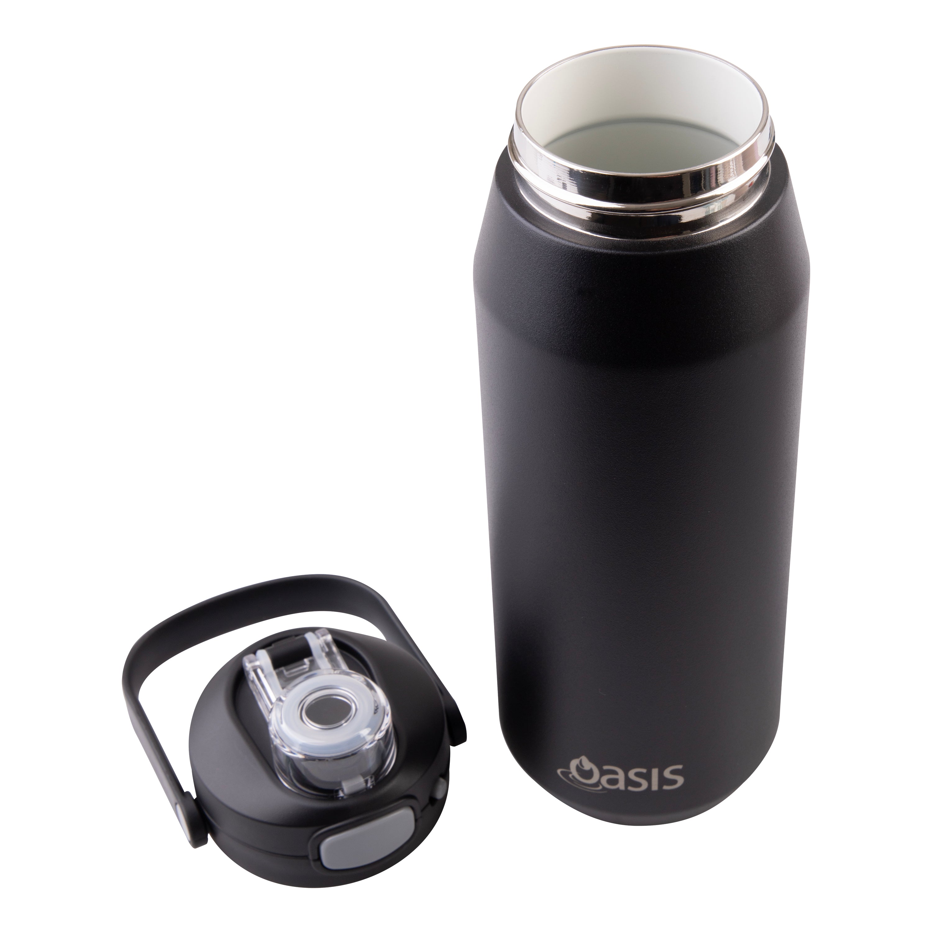 Oasis SS Ceramic Lined Capri Drink Bottle 750Ml Black