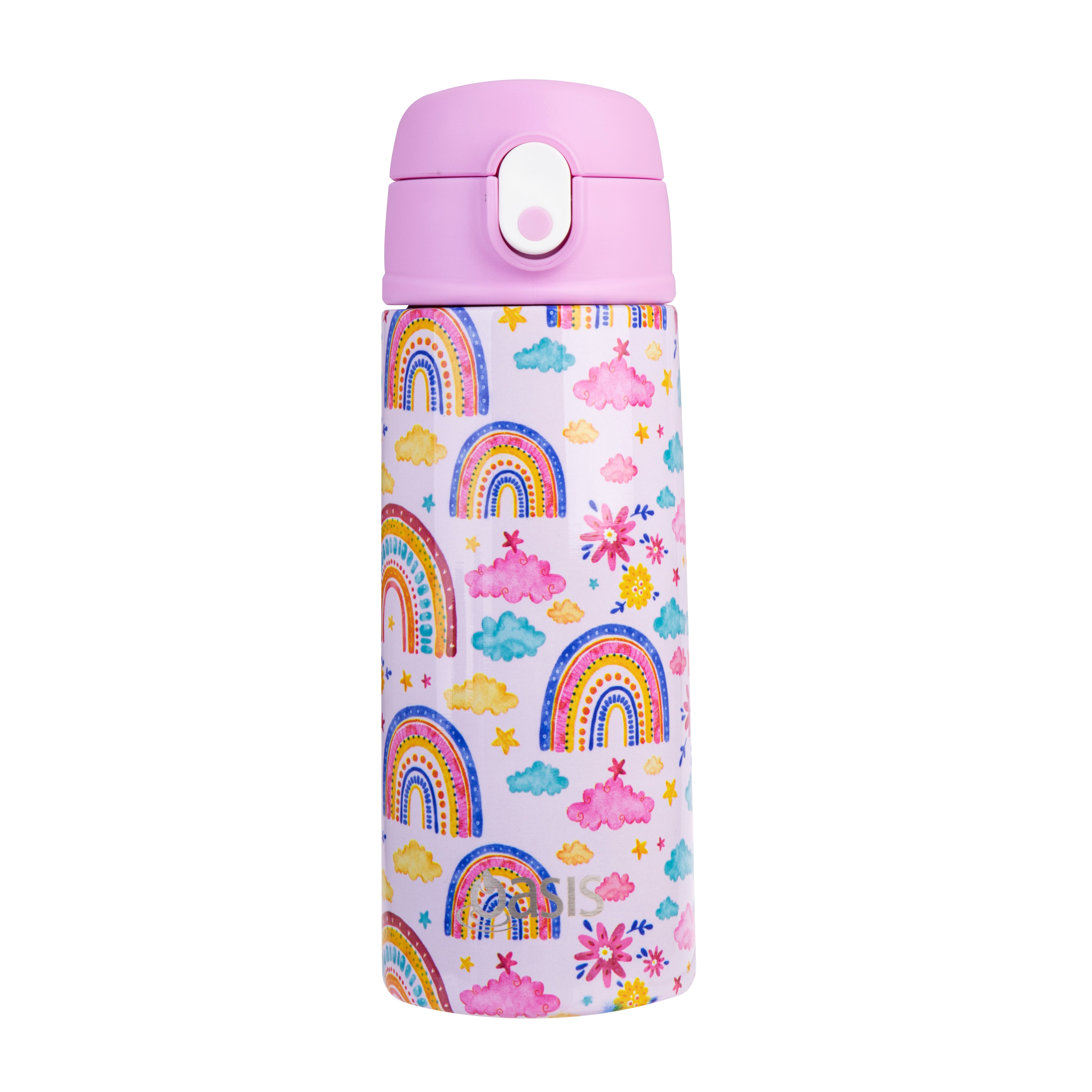 Oasis SS Junior Sipper Drink Bottle Rainbow Sky 550ml