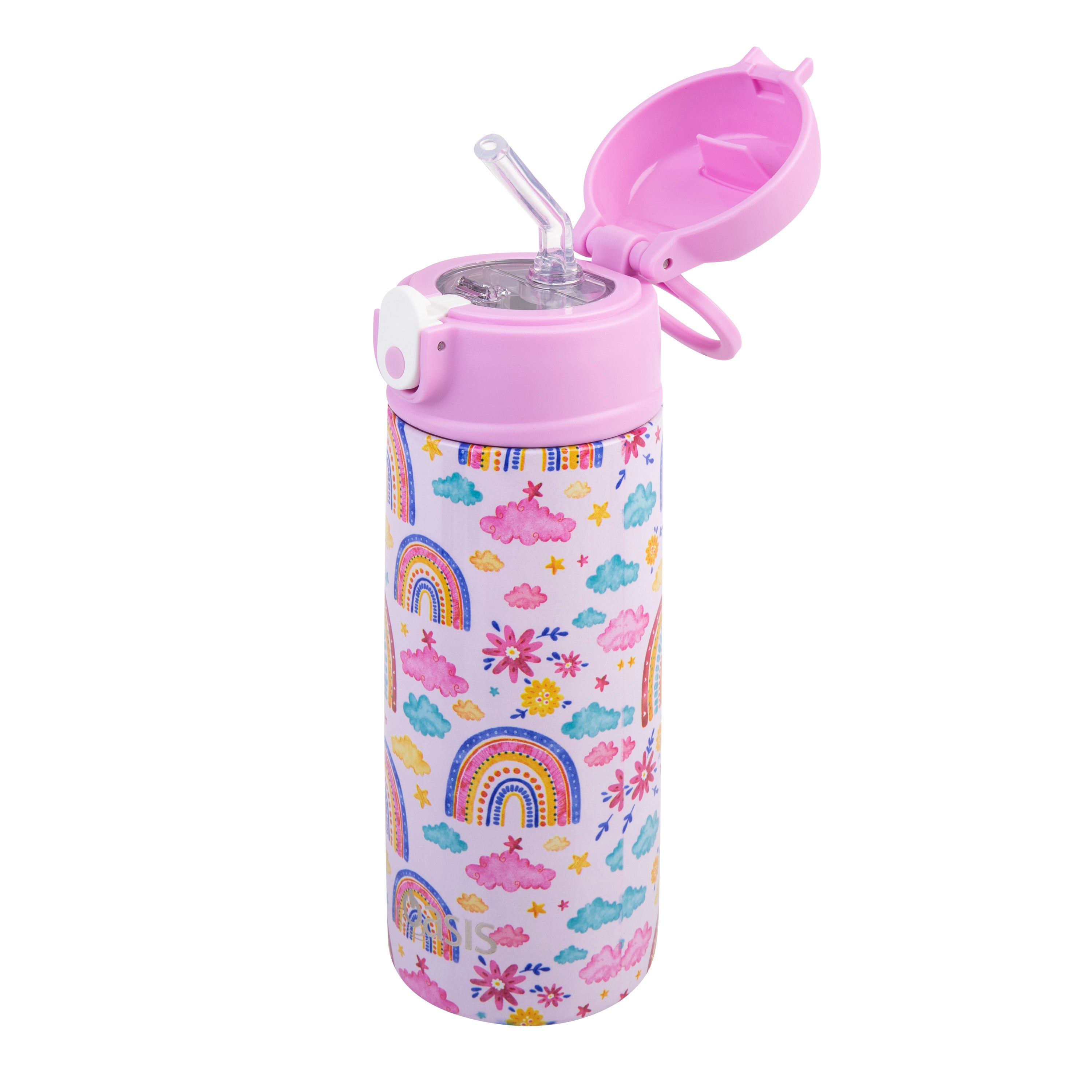 Oasis SS Junior Sipper Drink Bottle Rainbow Sky 550ml