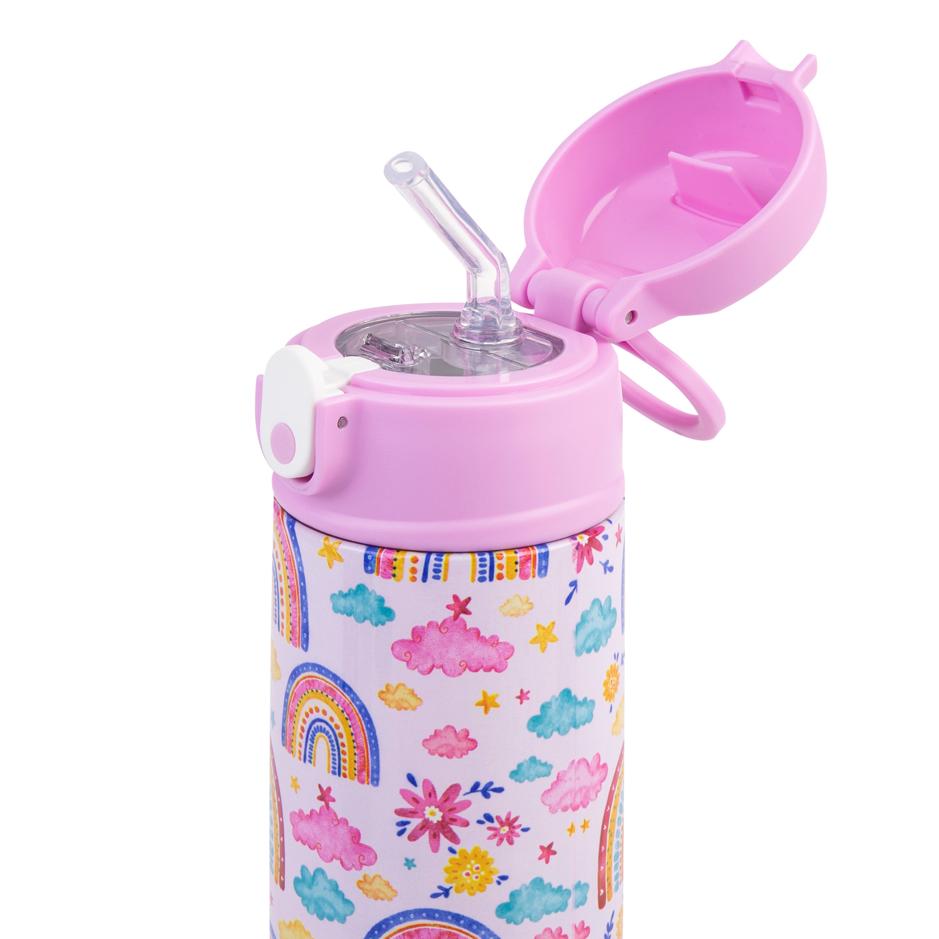 Oasis SS Junior Sipper Drink Bottle Rainbow Sky 550ml