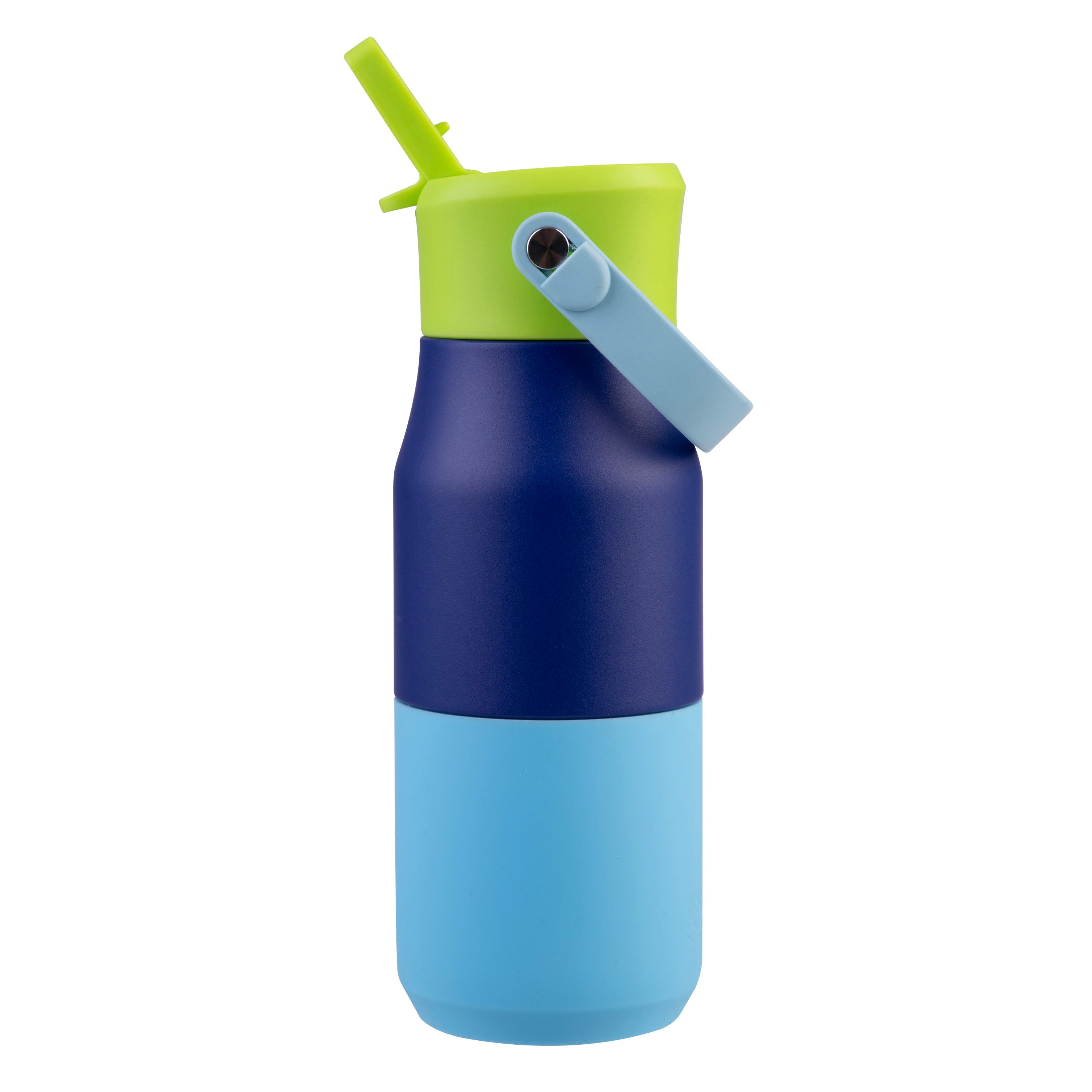 Oasis SS Junior Sipper Drink Bottle Peacock Blue 400ml