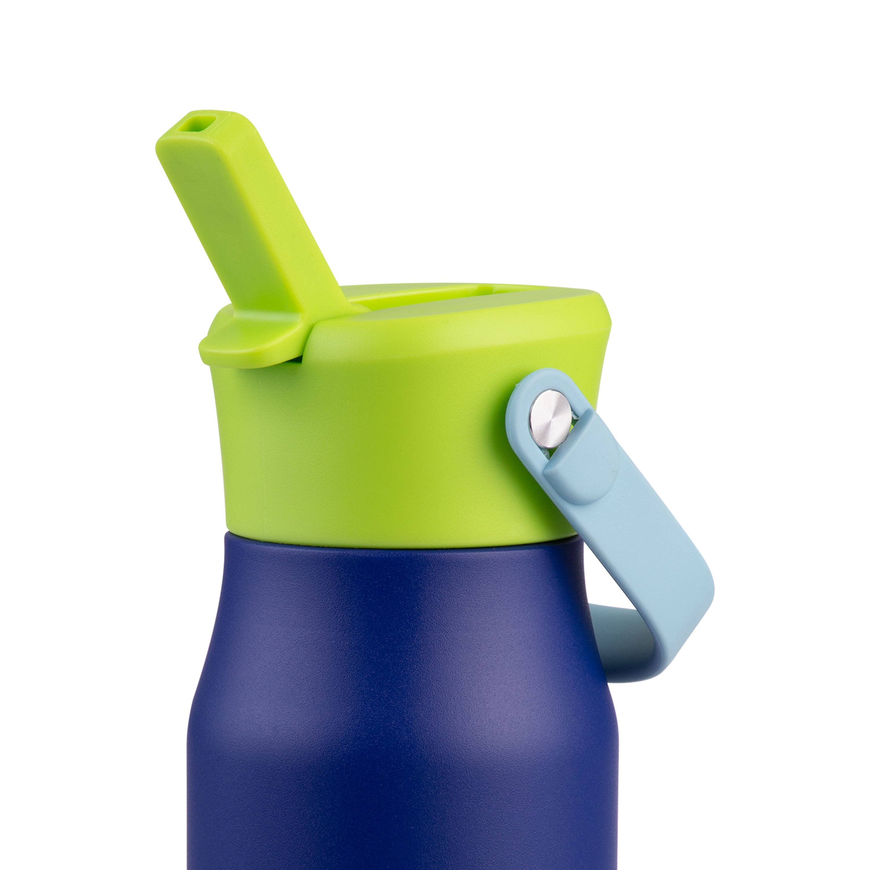 Oasis SS Junior Sipper Drink Bottle Peacock Blue 400ml