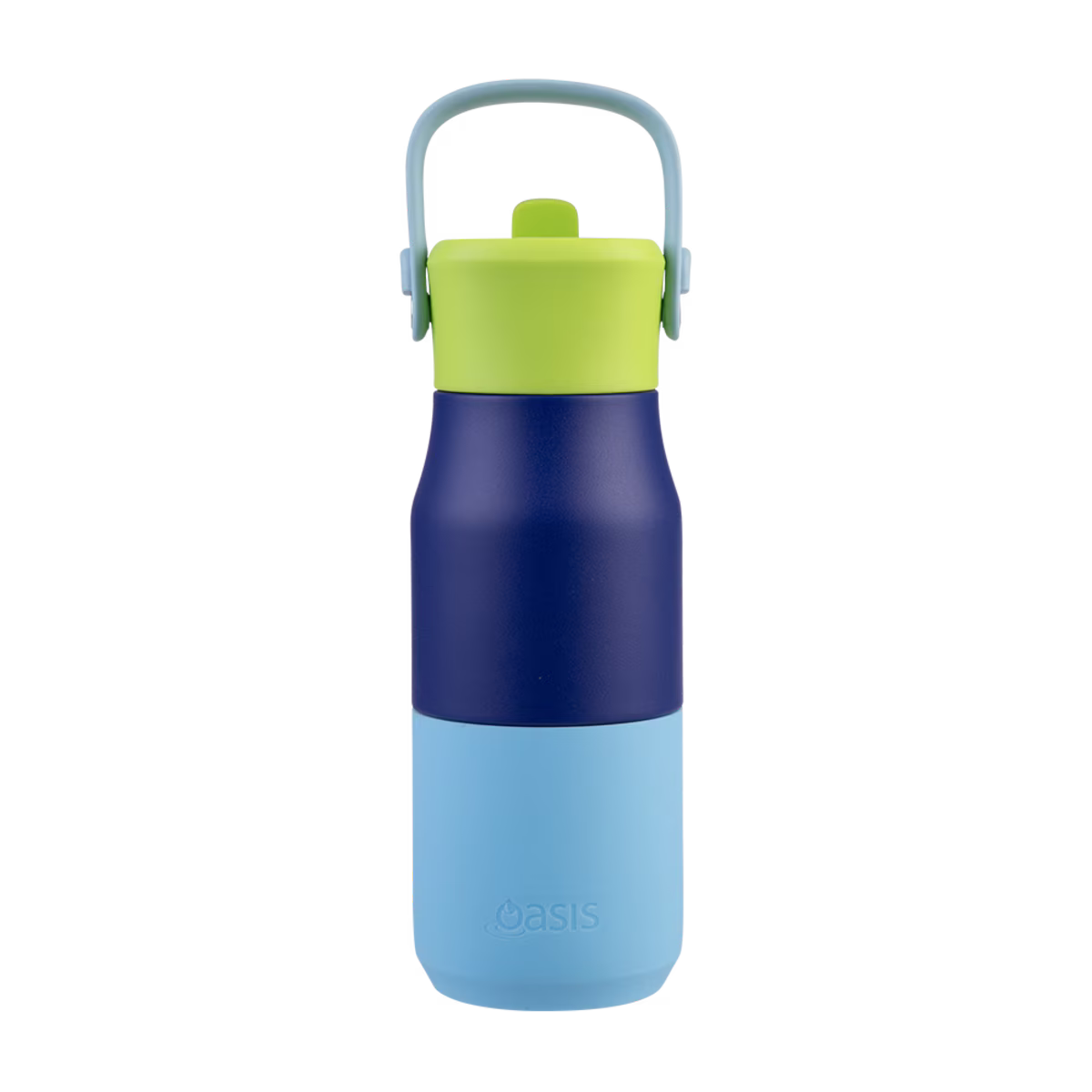 OASIS STAINLESS STEEL DOUBLE WALL INSULATED 'JNR' DRINK BOTTLE W/ SIPPER 400ML