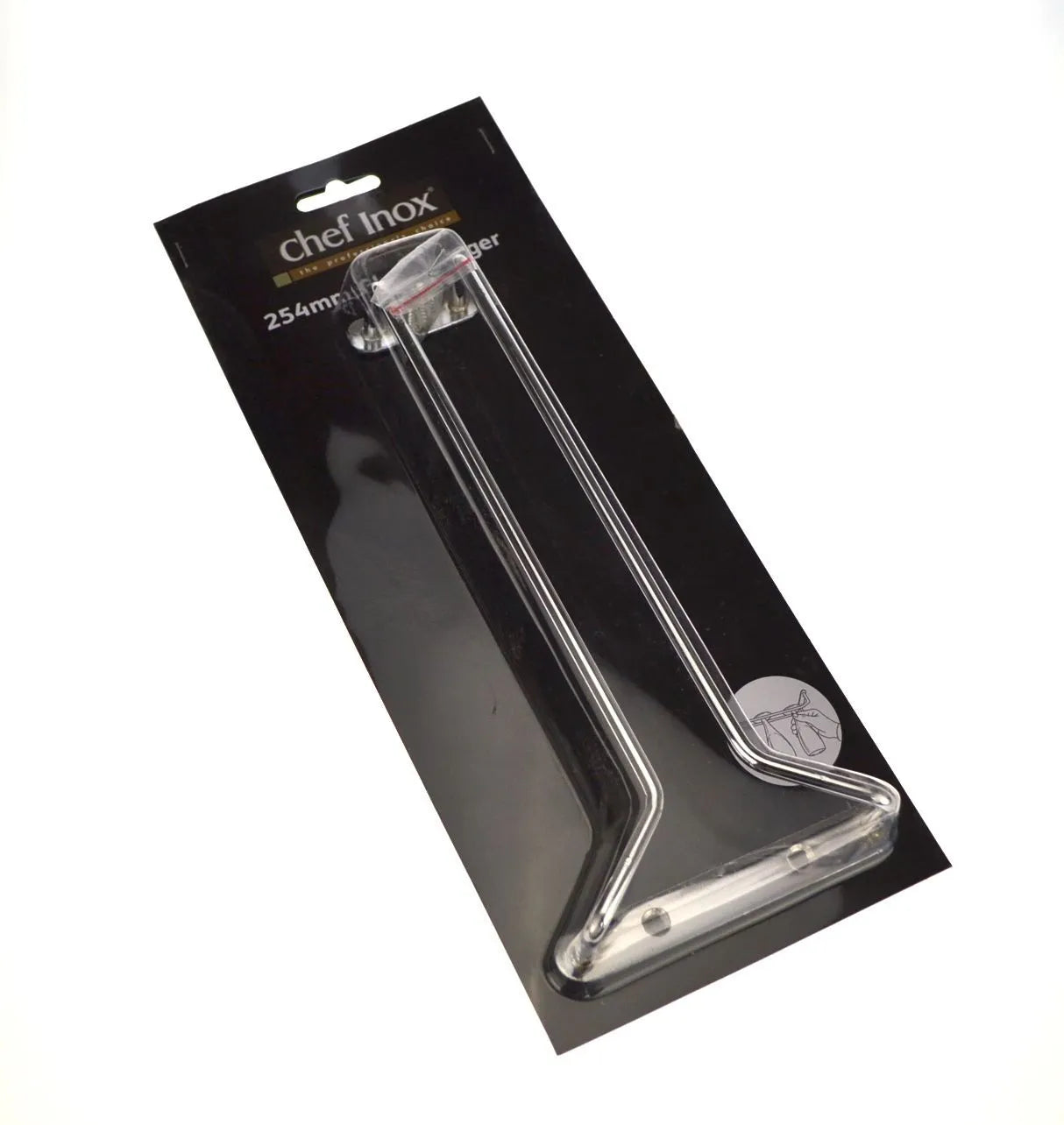 CHEF INOX GLASS RACK - SET OF 3 - 25cm LONG