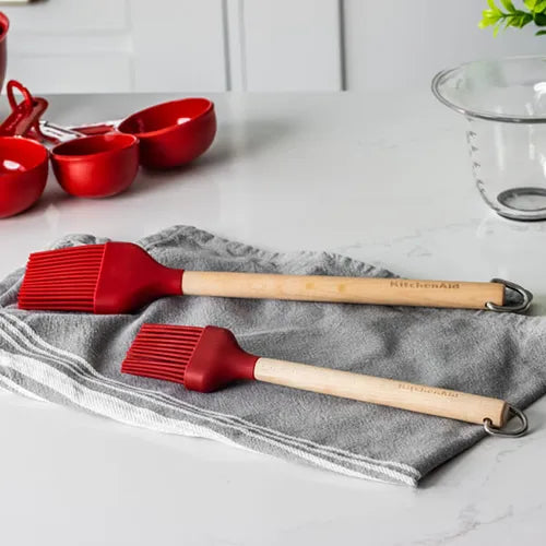Brush with Silicone Head Red