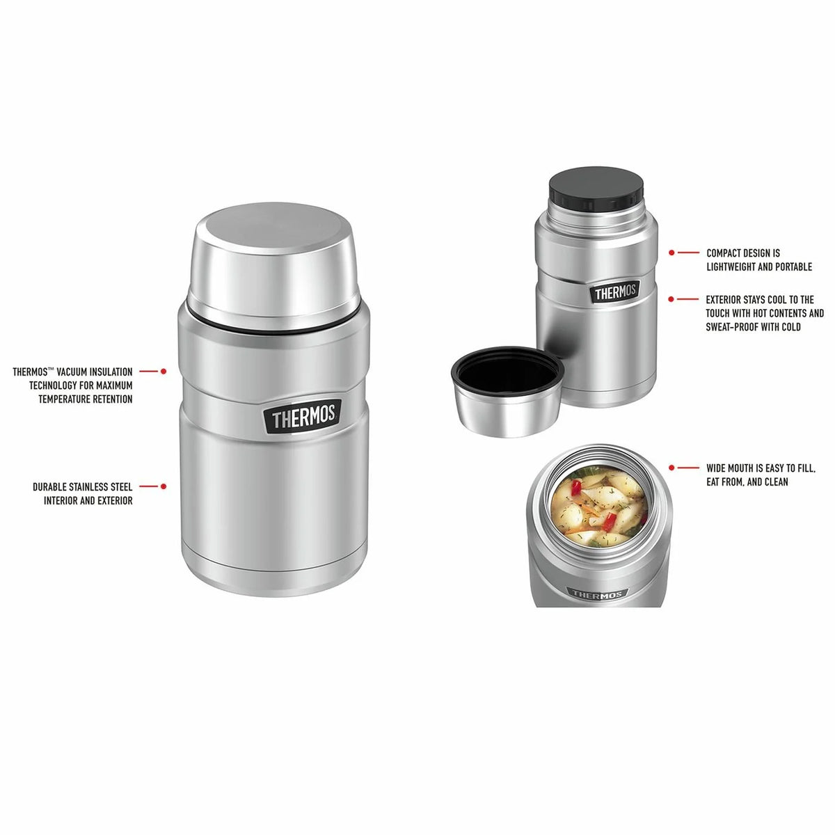 Thermos Stainless King Vacuum Insulated Food Jar