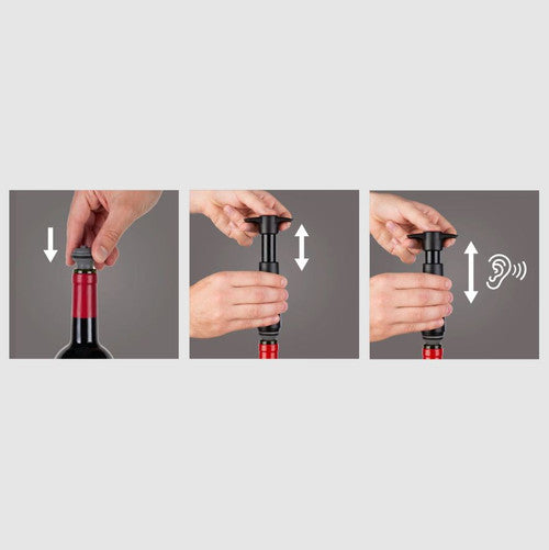 Vacu Vin Original Wine Saver Black