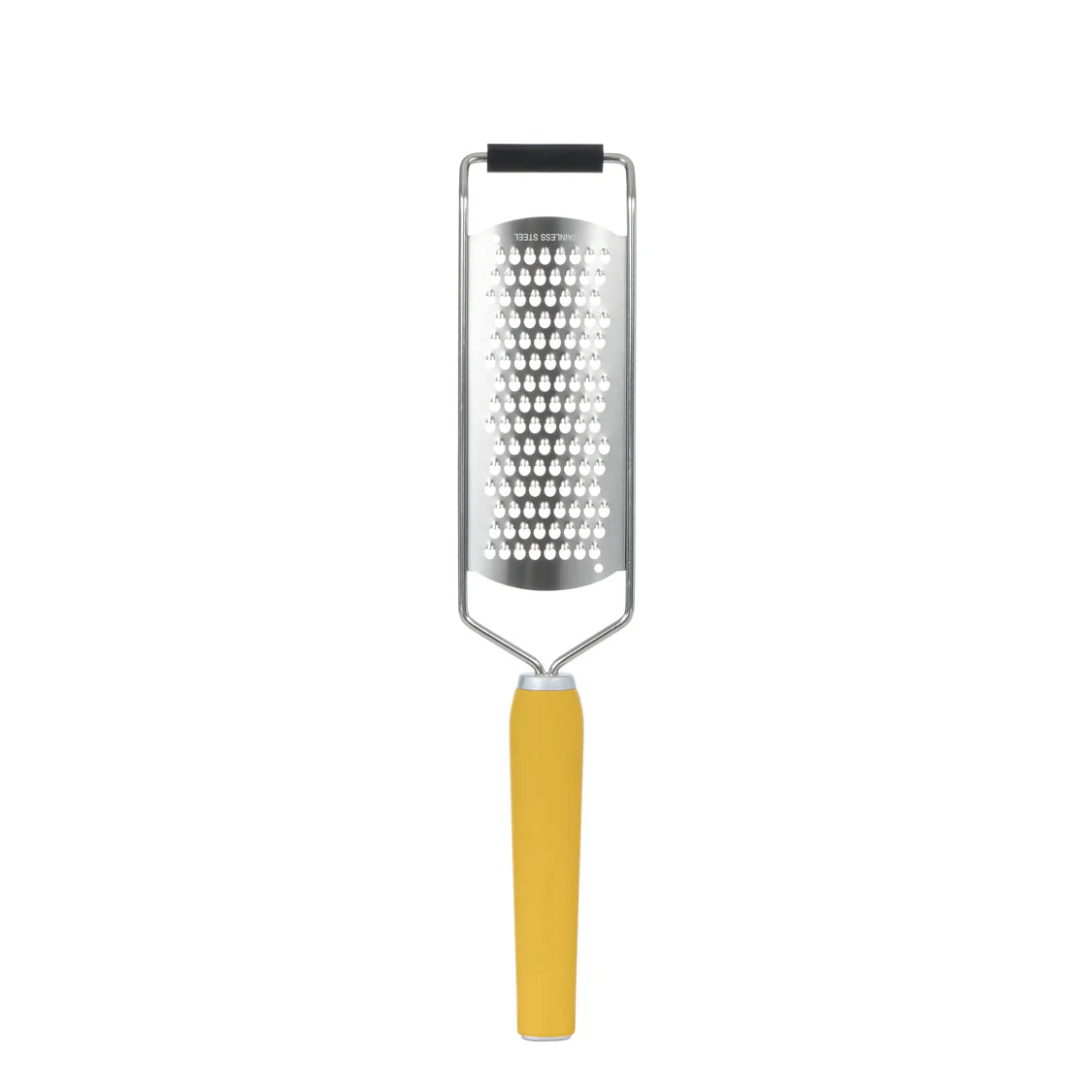 SVNA Stainless Steel Acid Etched Medium Coarse Grater Yellow 32.2cm