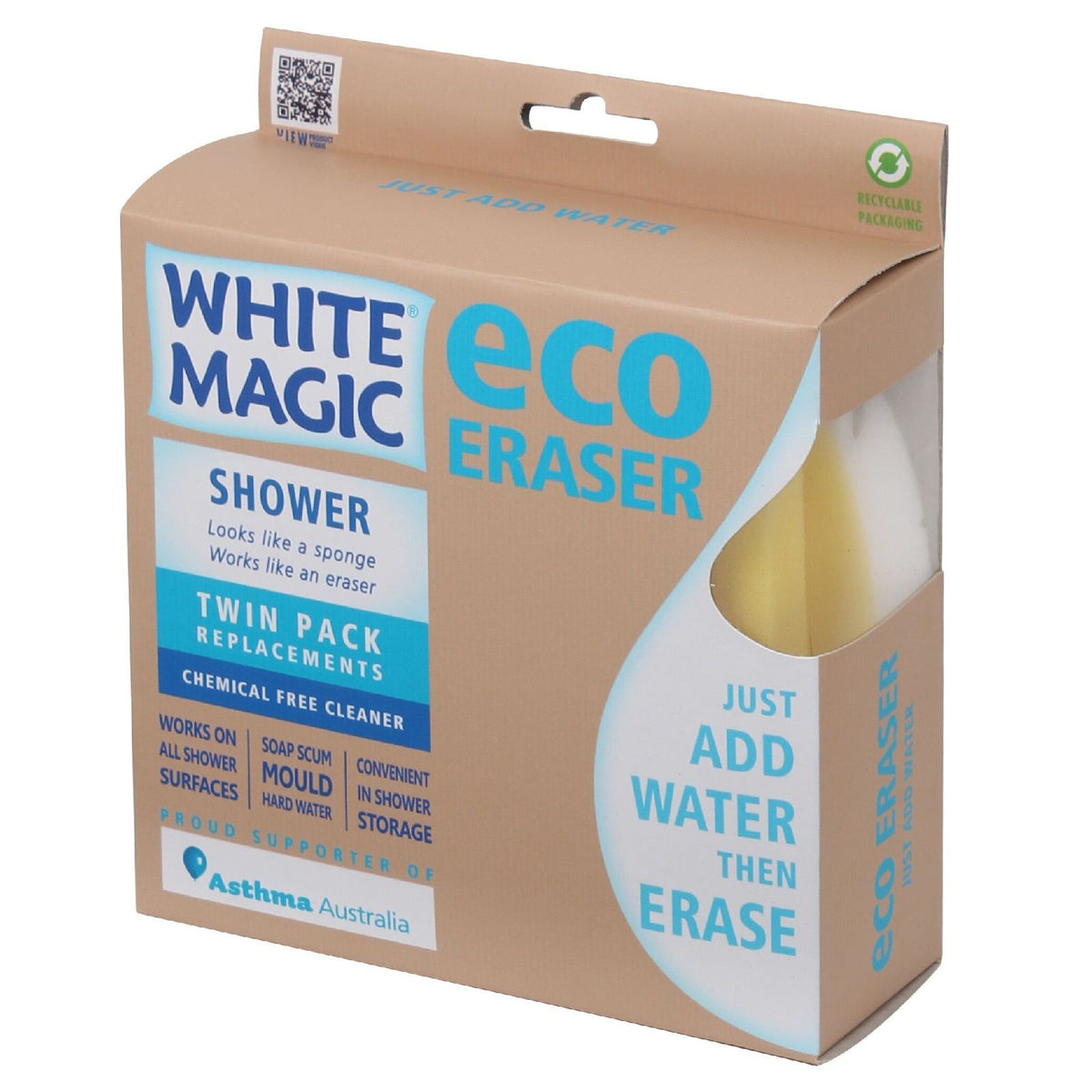 Eraser Shower Sponge