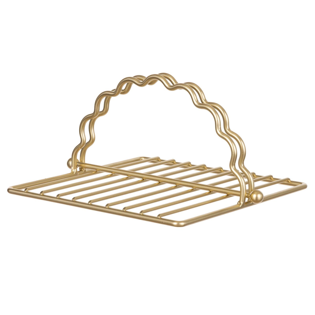 gold napkin holder