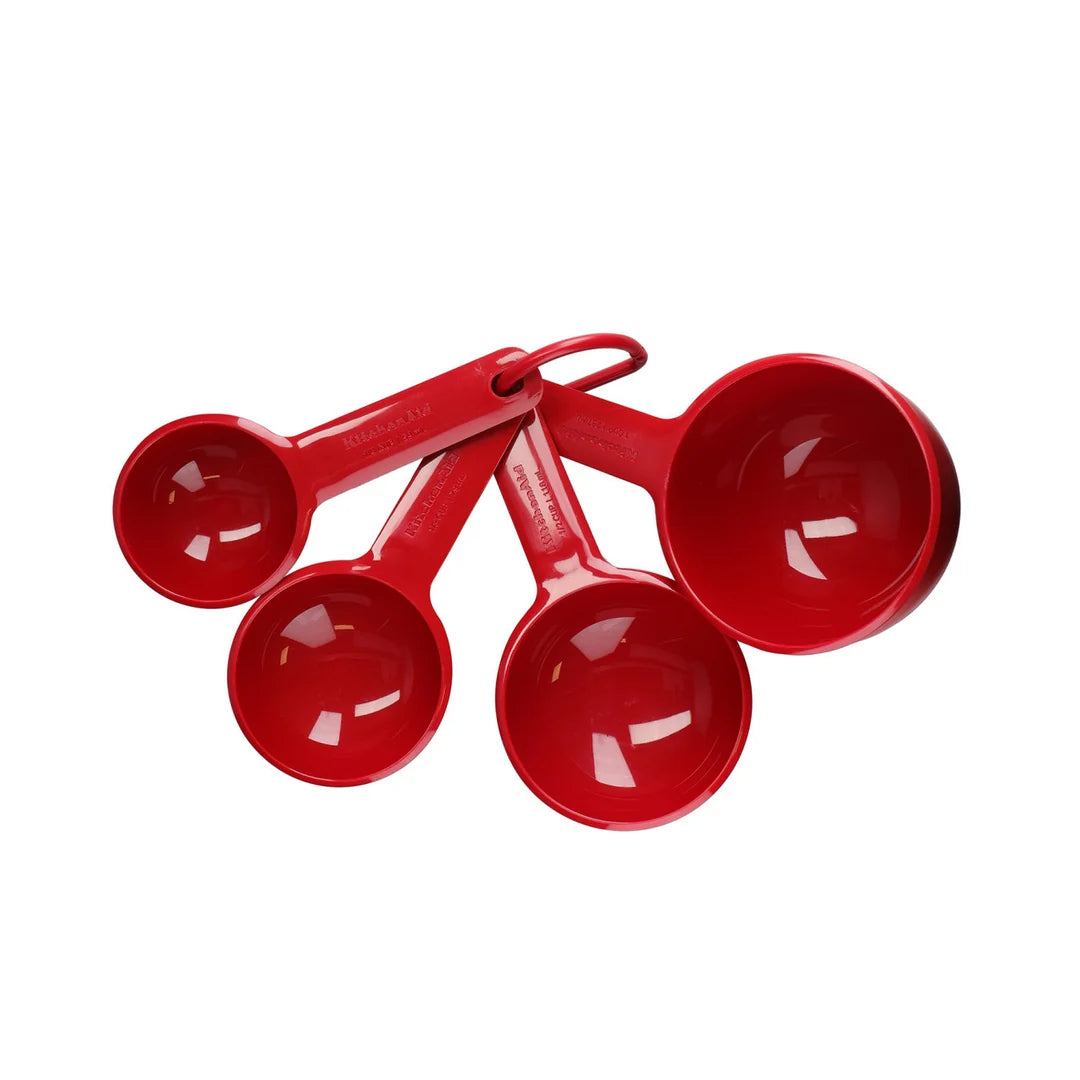 measuring cup set red