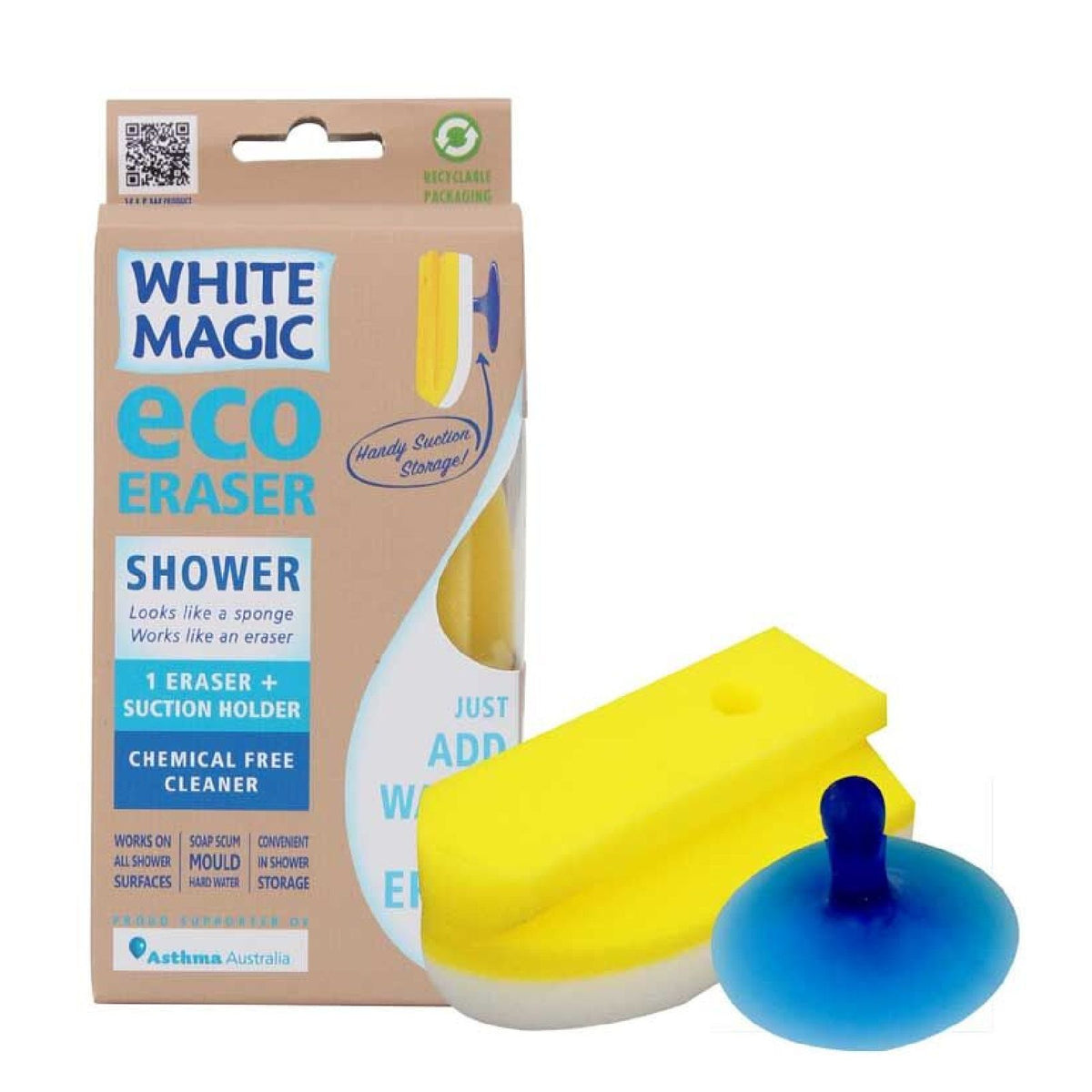 Eraser Shower Sponge