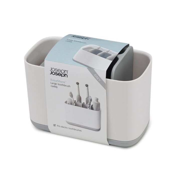 Joseph Joseph Easystore Large Toothbrush Caddy Grey