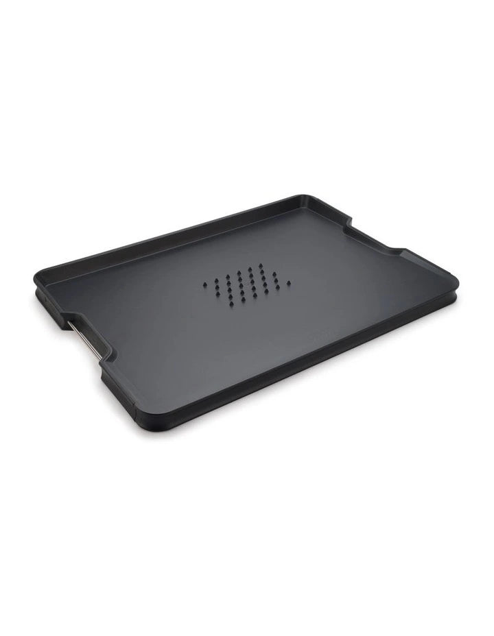 Joseph Joseph Cut&Carve Plus Multi-function Chopping Board Large - Black