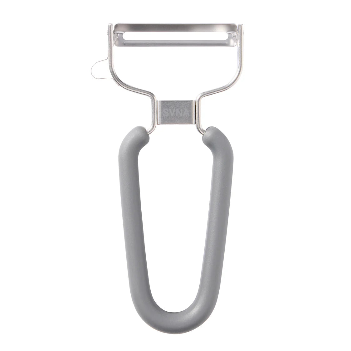 SVNA Stainless Steel Blade Y Peeler Grey Ergonomic Non-Slip Handle