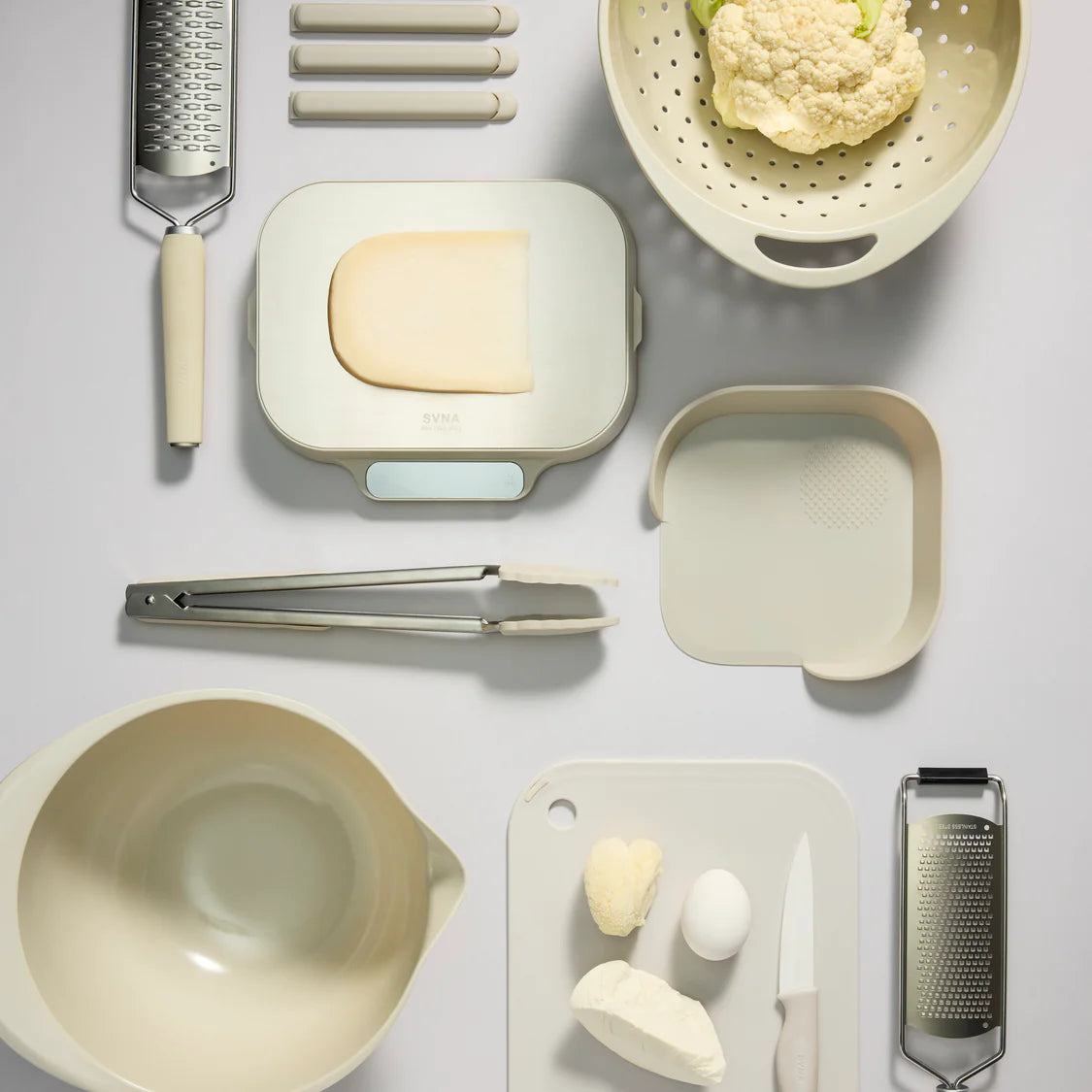 SVNA Premium Stainless Steel Fine Grater Cream Acid Etched Blades