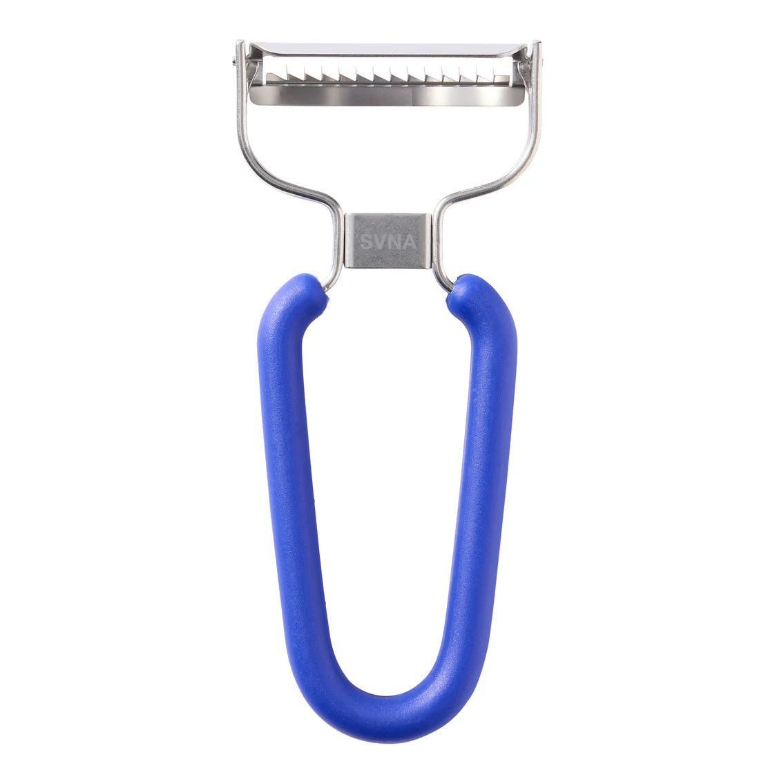 SVNA Stainless Steel Blade Y Julienne Peeler Blue SUS420J2 Non-Slip
