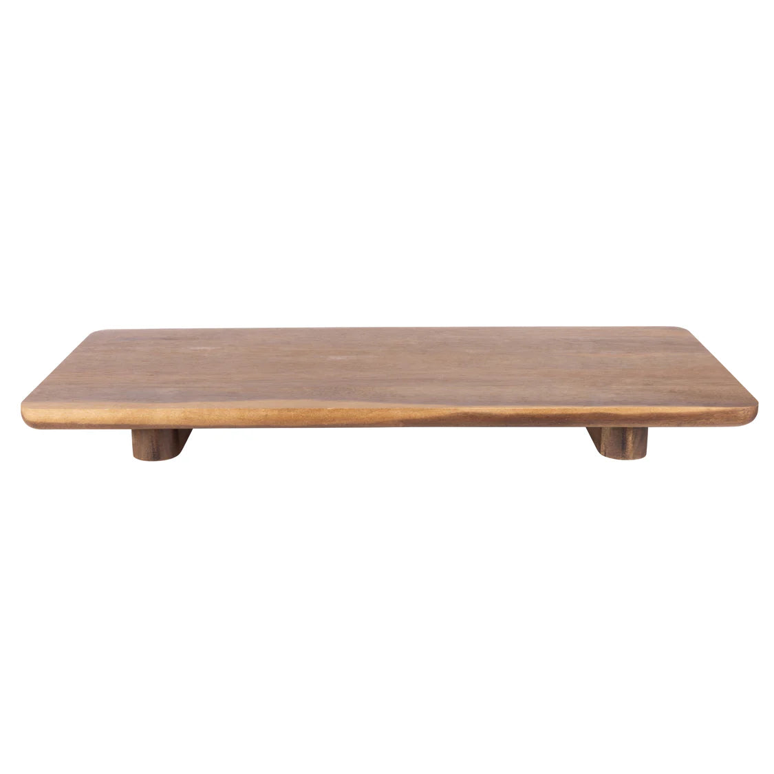 Davis & Waddell Theo Acacia Wood Raised Serving Platter 45cm Natural
